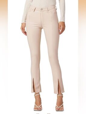 New Hudson Barbara High Rise Faux Leather Jeans Sz 25